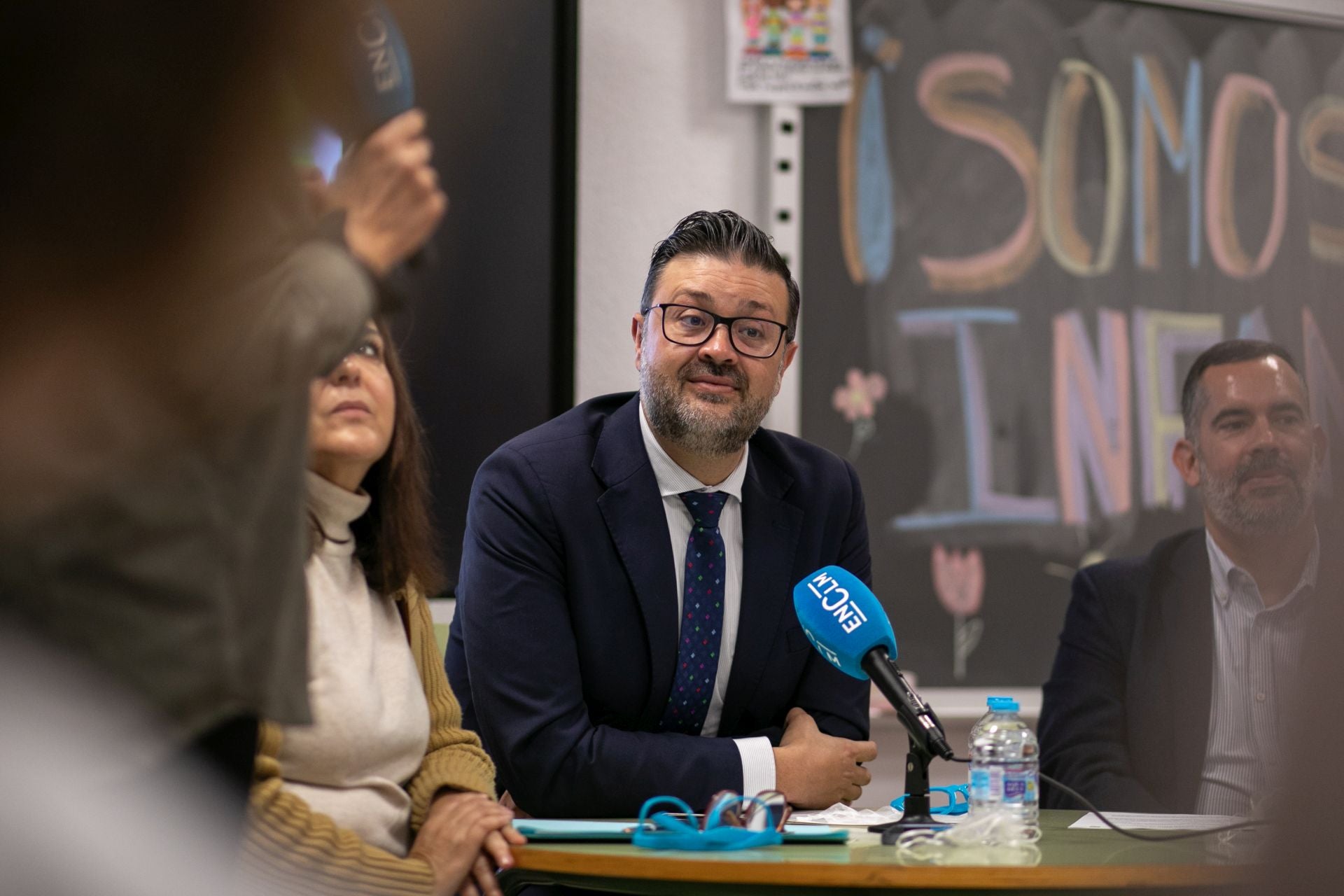 La visita del consejero de Educación al colegio San Lucas y María de Toledo