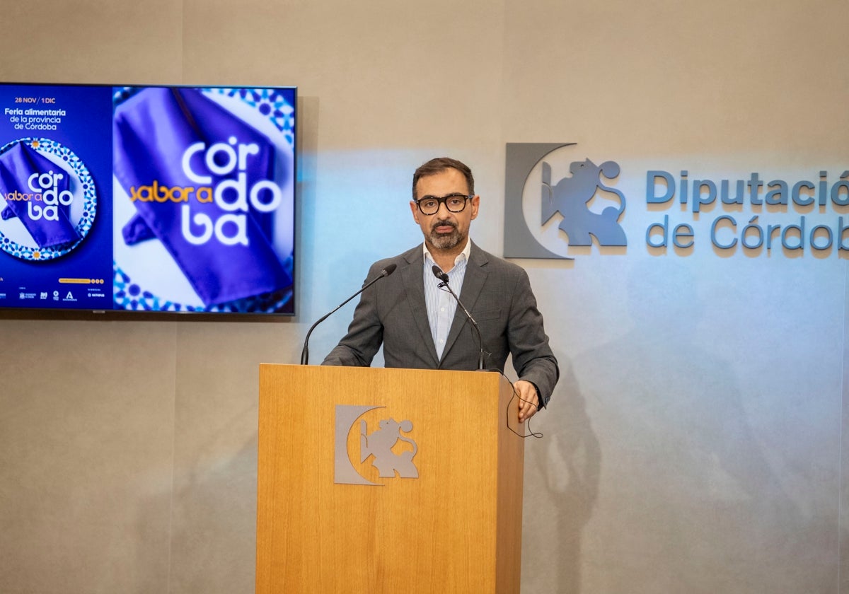 El delegado de Desarrollo Económico de la Diputación, Félix Romero, este viernes en la presentación