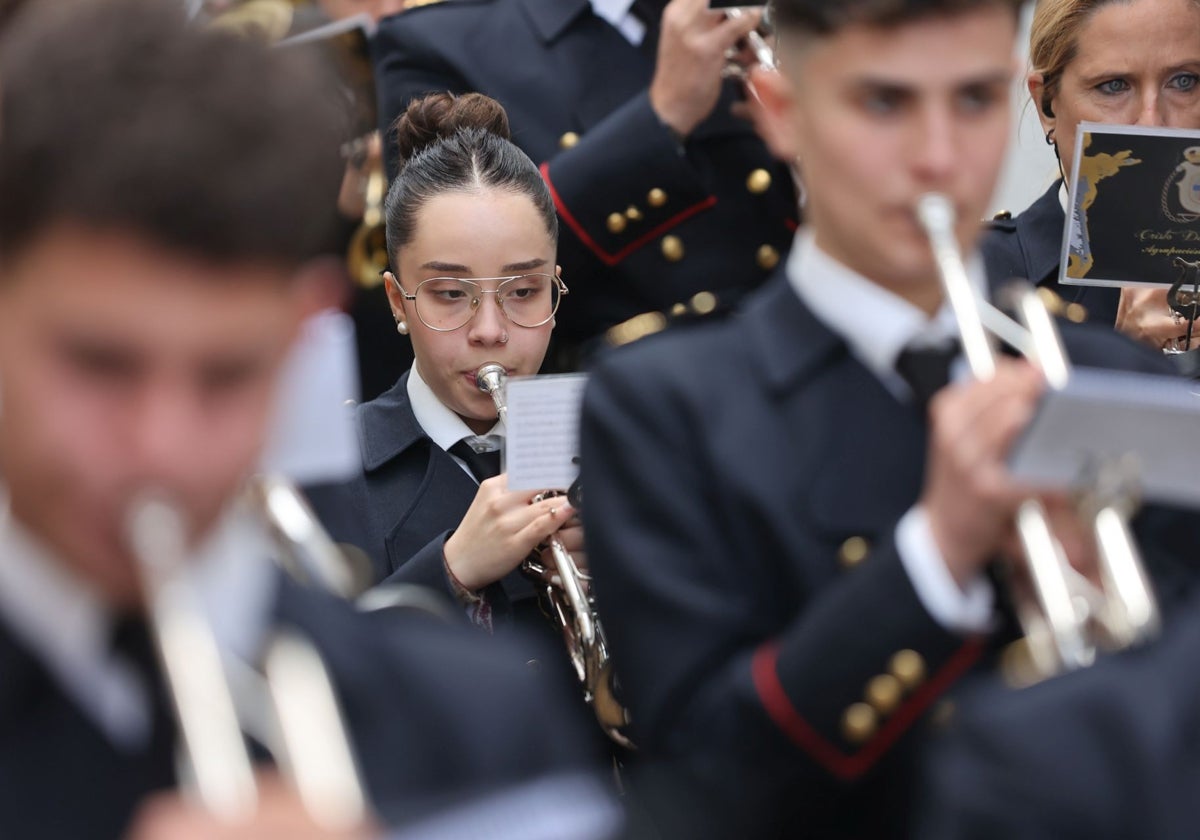 Músicos de la Agrupación Musical Cristo de Gracia