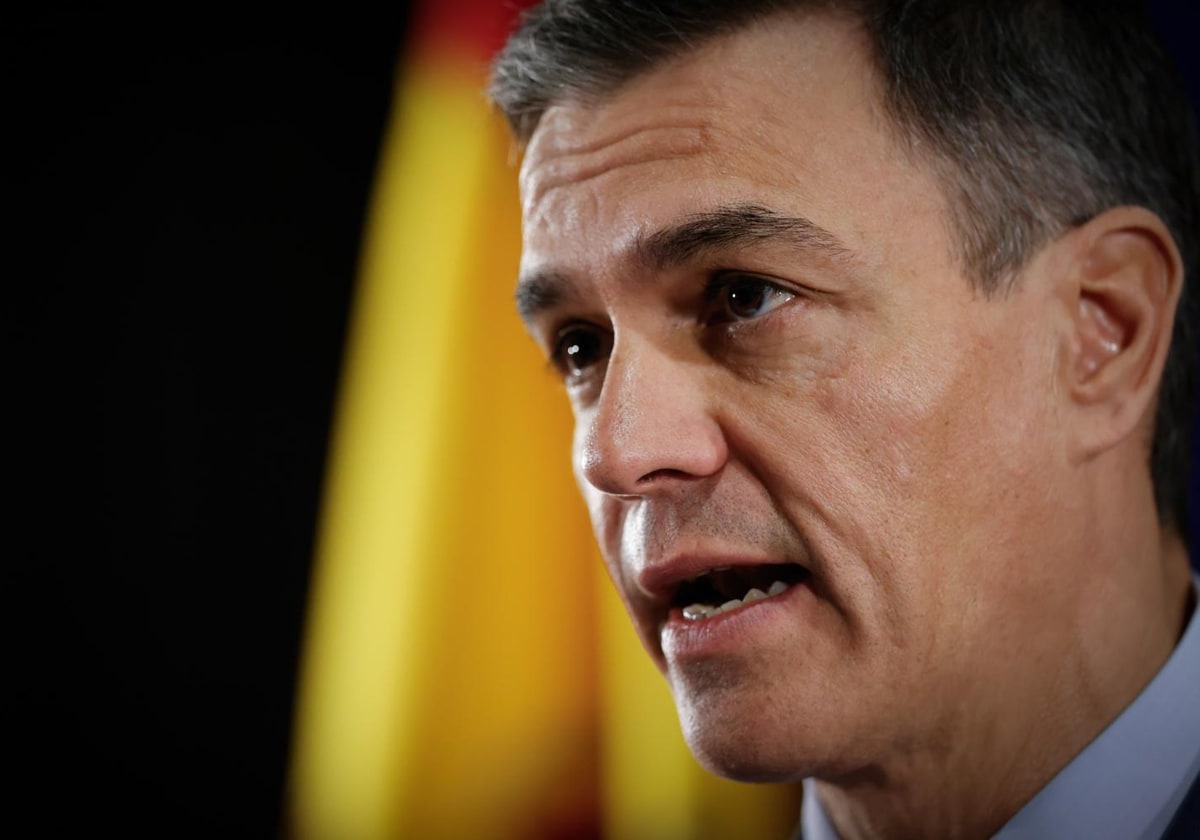 El presidente del Gobierno, Pedro Sánchez