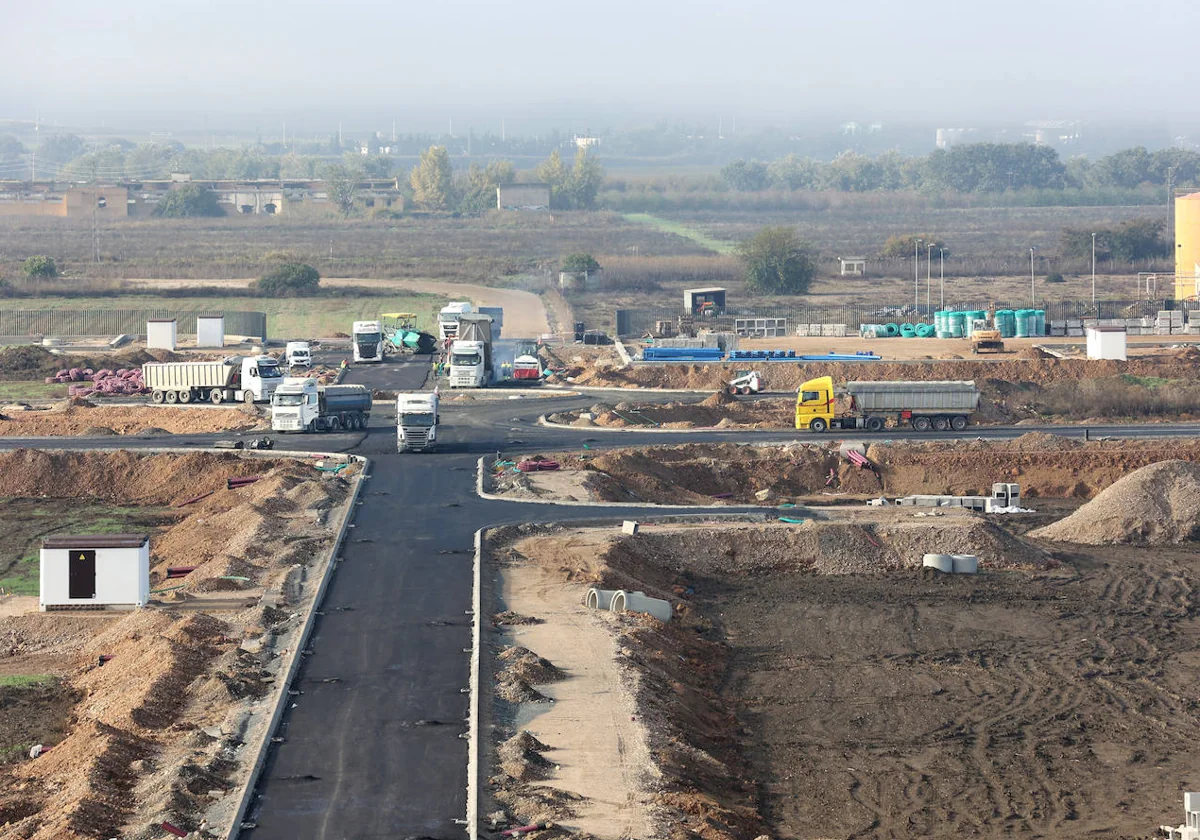 La obra de la Base Logística del Ejército de Tierra en Córdoba, en imágenes