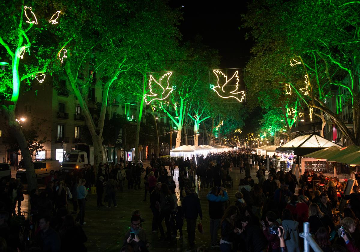 Ciudadanos, disfrutando de la fiesta del encendido de luces de 2023