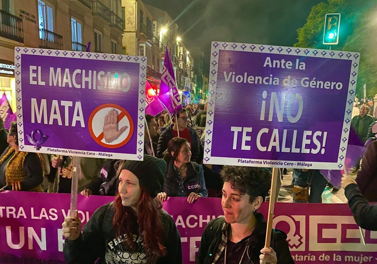 Miles de manifestantes alzan su voz y sus pancartas contra la violencia de género