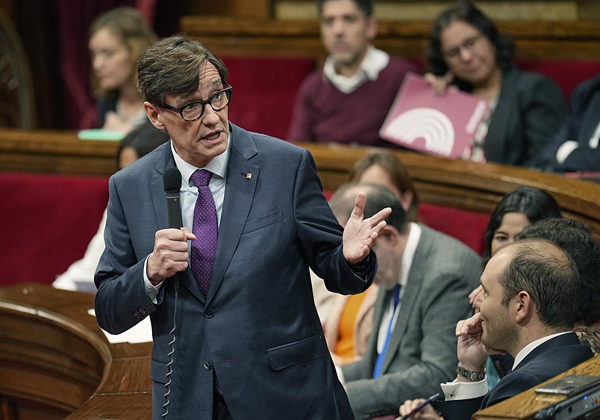 Illa, durante la sesión de control