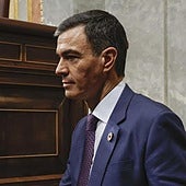 Sánchez evita las preguntas sobre corrupción y ataca al PP: «Da más credibilidad a un delincuente confeso que a la Aemet»