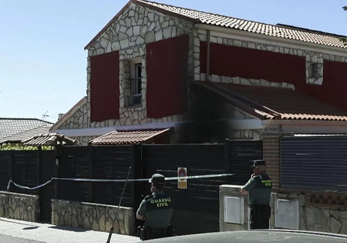 La casa donde se produjo el crimen