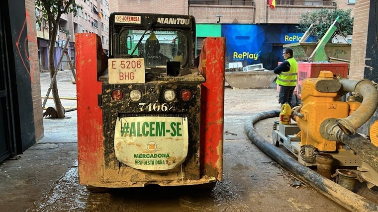 Trabajos de recuperación en Catarroja