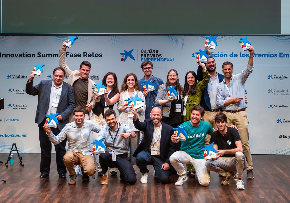 Los ganadores de la ediciópn  número 17 de los Premios Emprende