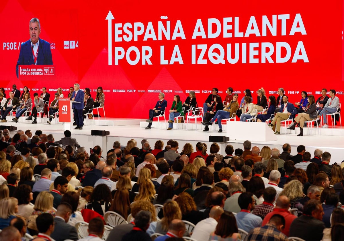 La intervención de Santos Cerdán en el Congreso del PSOE en Sevilla