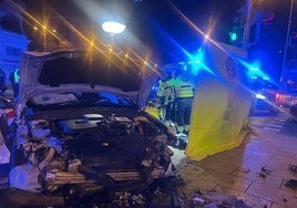 Un taxista sufre un infarto al volante y provoca una colisión múltiple en el paseo de la Castellana