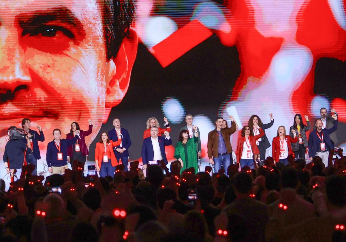 Clausura del 41 Congreso del PSOE en Sevilla