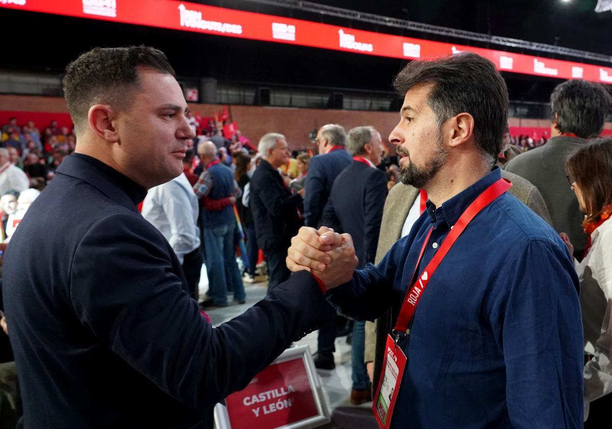 Alfonso Cendón y Luis Tudanca, en Sevilla.