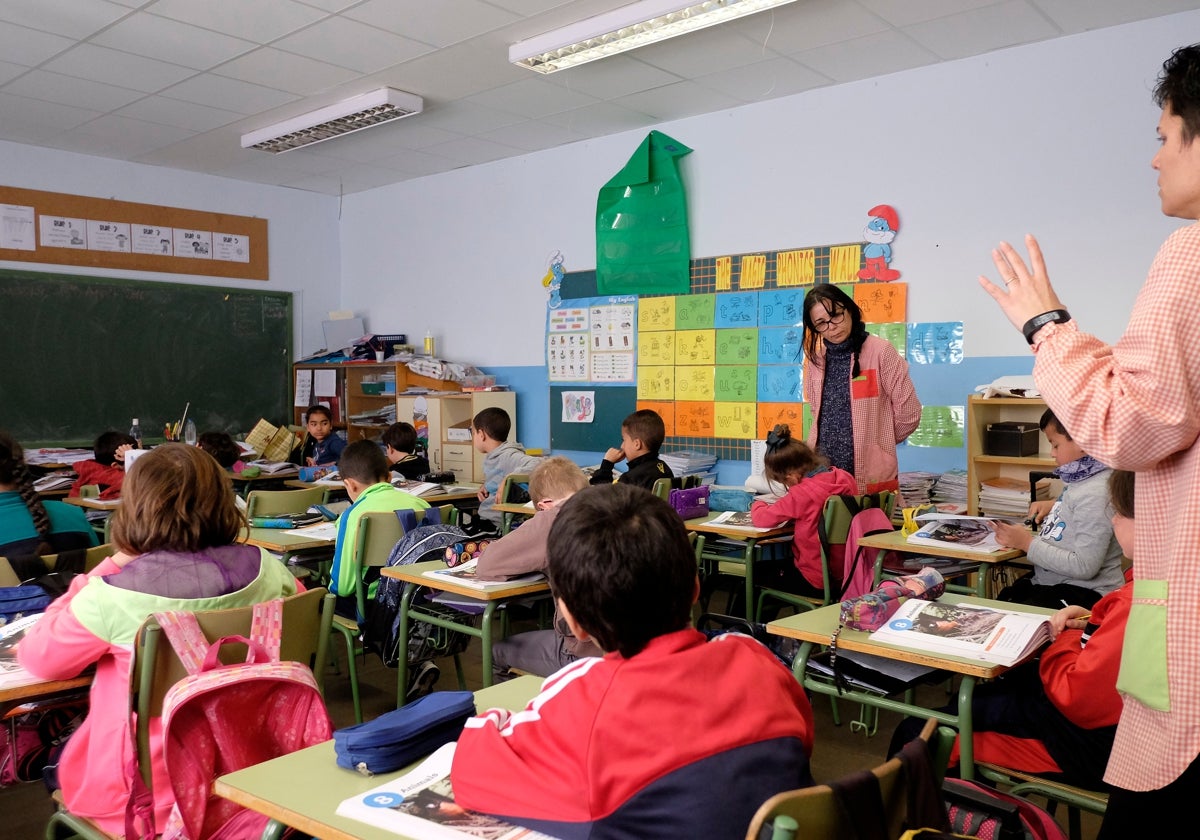 Un colegio de Valladolid, en una imagen de archivo