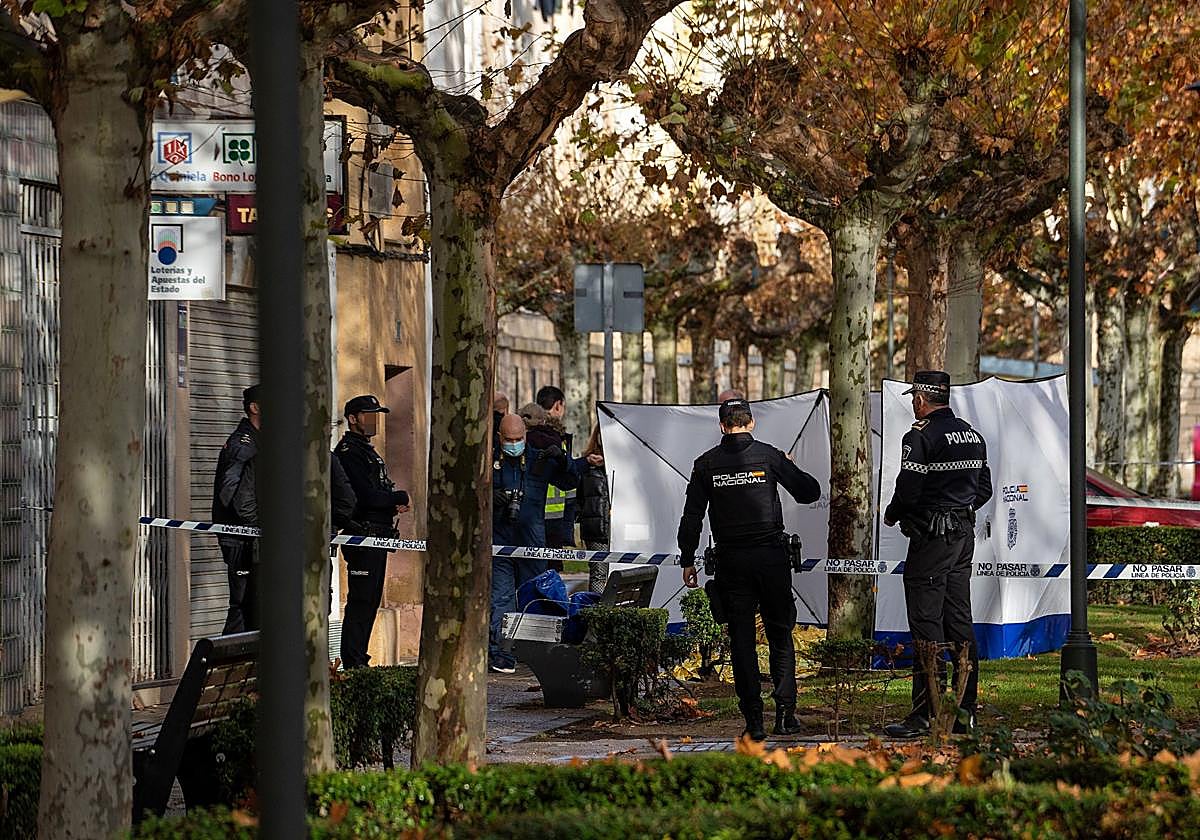 Hallazgo del cadáver de un hombre hallado con signos de violencia en Aranda de Duero el pasado lunes.