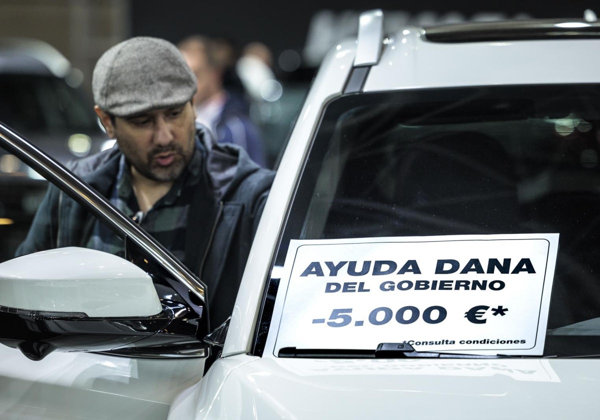 Imagen tomada en el estreno de la Feria del Automóvil de Valencia