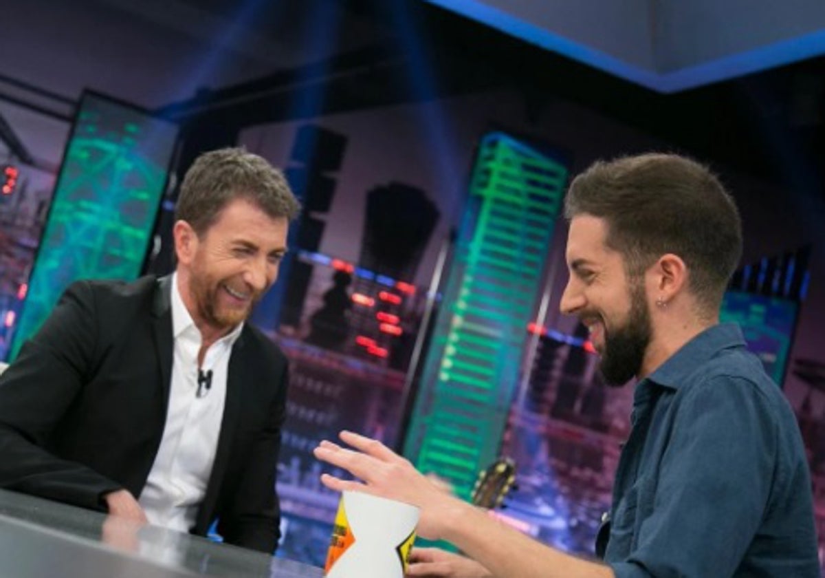 Pablo Motos y David Broncano, durante su visita a 'El Hormiguero'