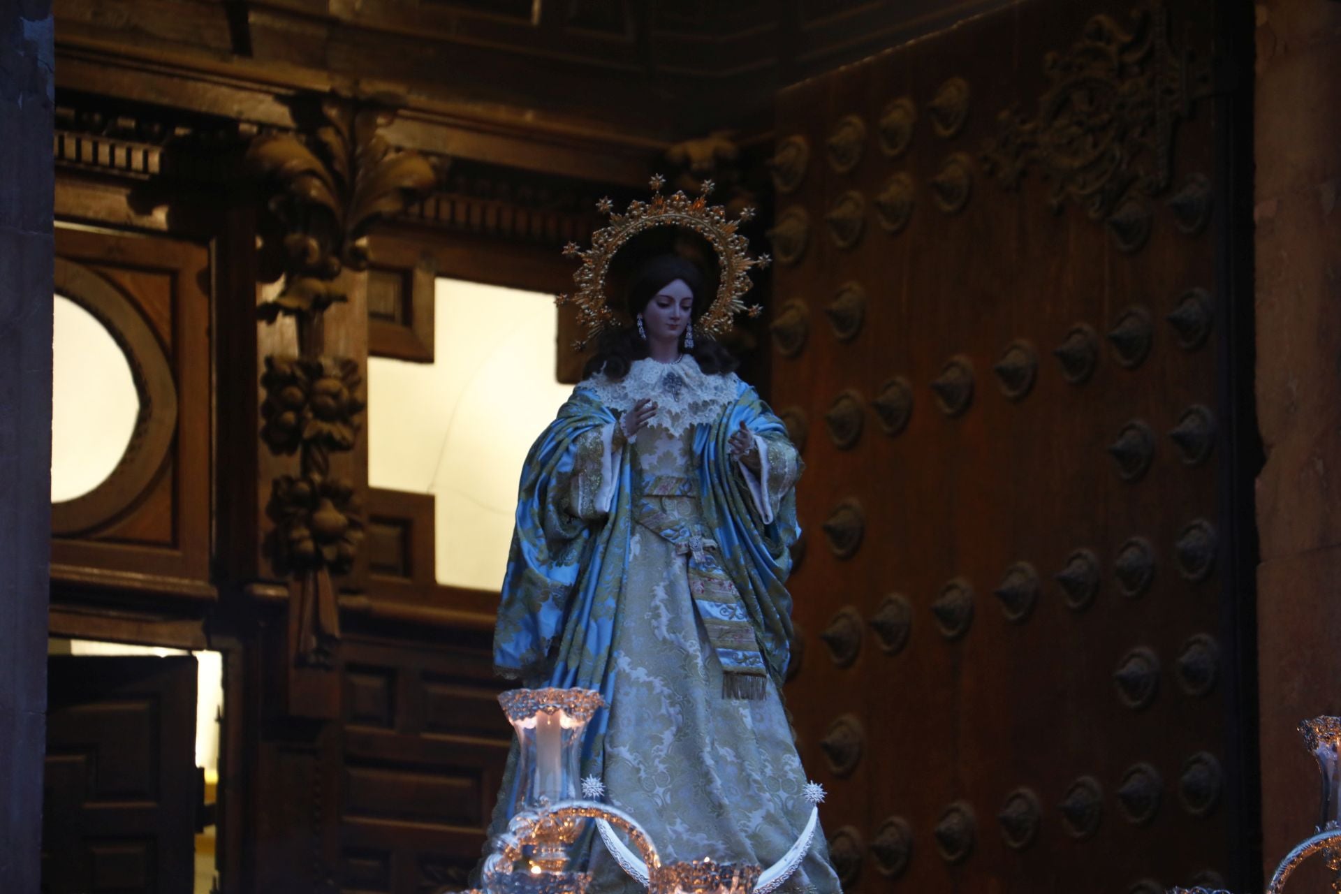 La procesión de la Inmaculada con los jóvenes de Córdoba, en imágenes