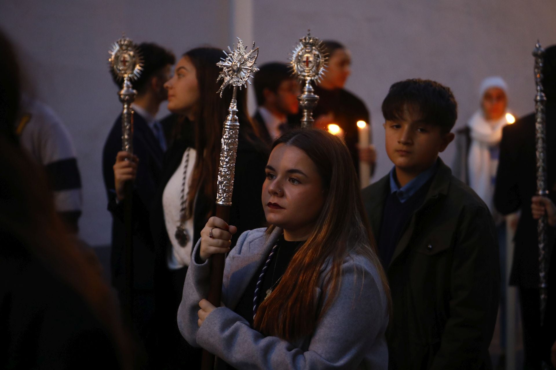 La procesión de la Inmaculada con los jóvenes de Córdoba, en imágenes
