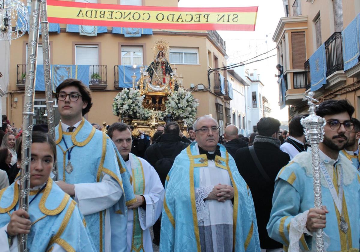 Procesón de la Inmaculada Concepción, este domingo en Puente Genil