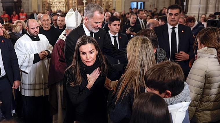 Misa funeral por los fallecidos de la DANA en Valencia