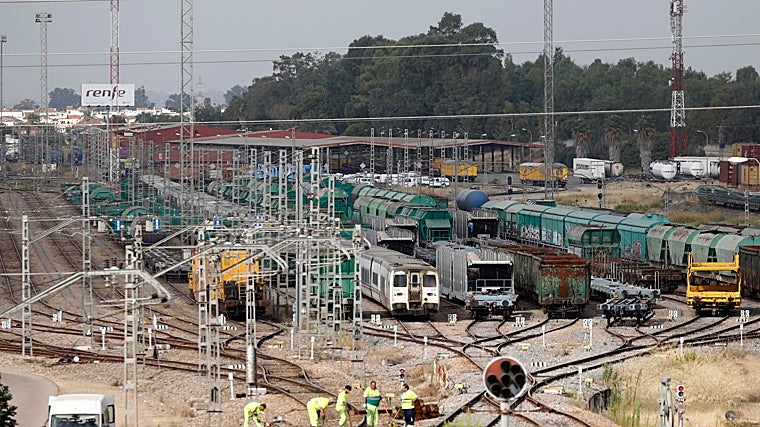 Panorámica del a estación de mercancías de El Higuerón de Córdoba
