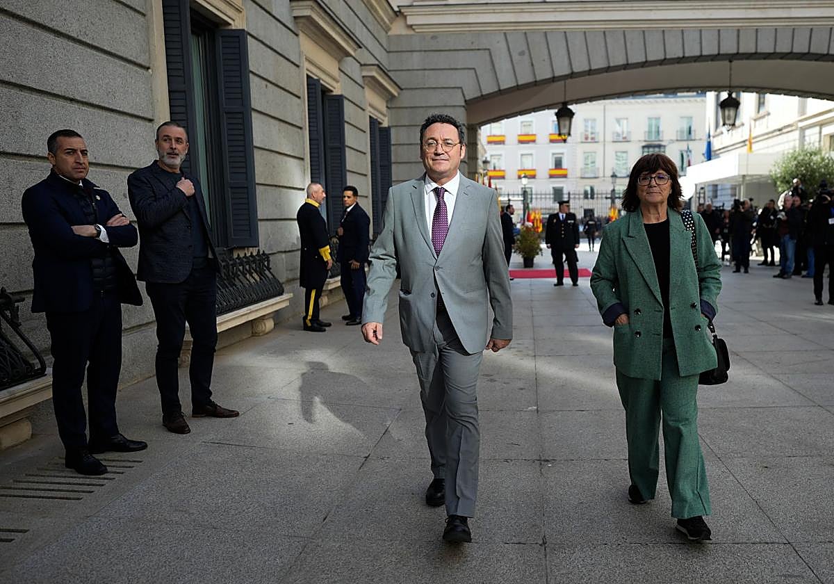 El fiscal general, Álvaro García Ortiz, en un acto en el Congreso de los Diputados con motivo de la celebración del Día de la Constitución, este viernes en Madrid.