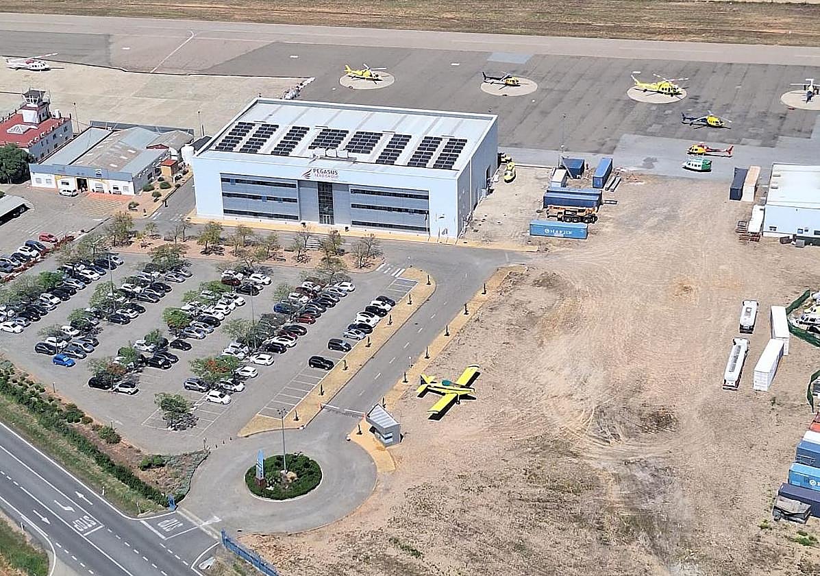 Aeródromo Sebastián Almagro, sede de Pegasus en Palma del Río