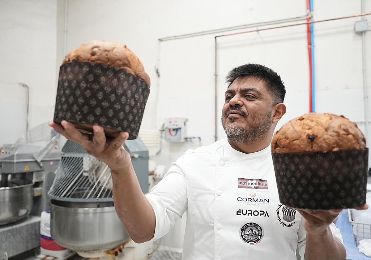 Cortés, recientemente en uno de sus obradores