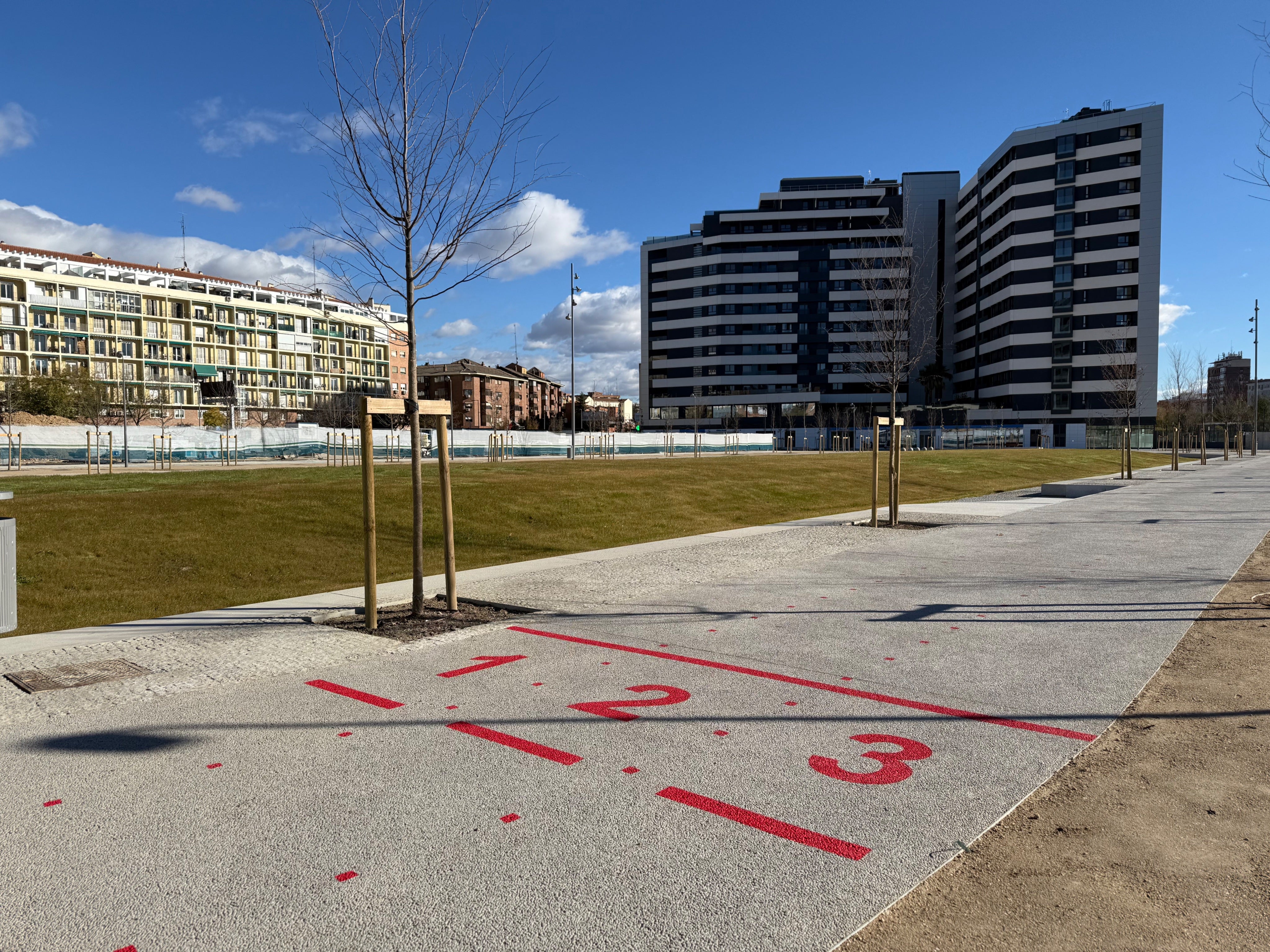 Pista de atletismo de Madrid Río