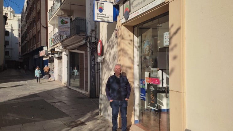 Rafael García de Vinuesa, en la plaza de la Compañía