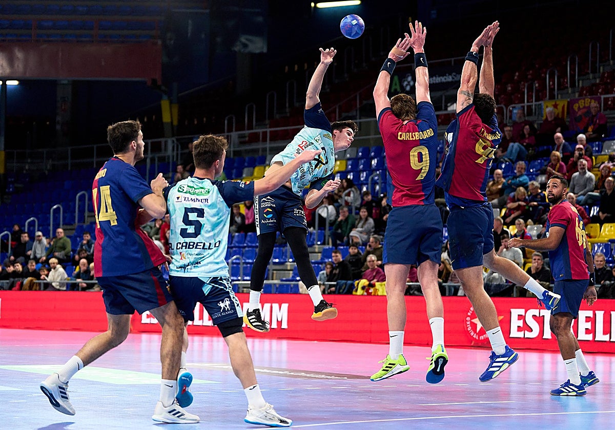 El Ángel Ximénez Puente Genil en su visita a Barcelona