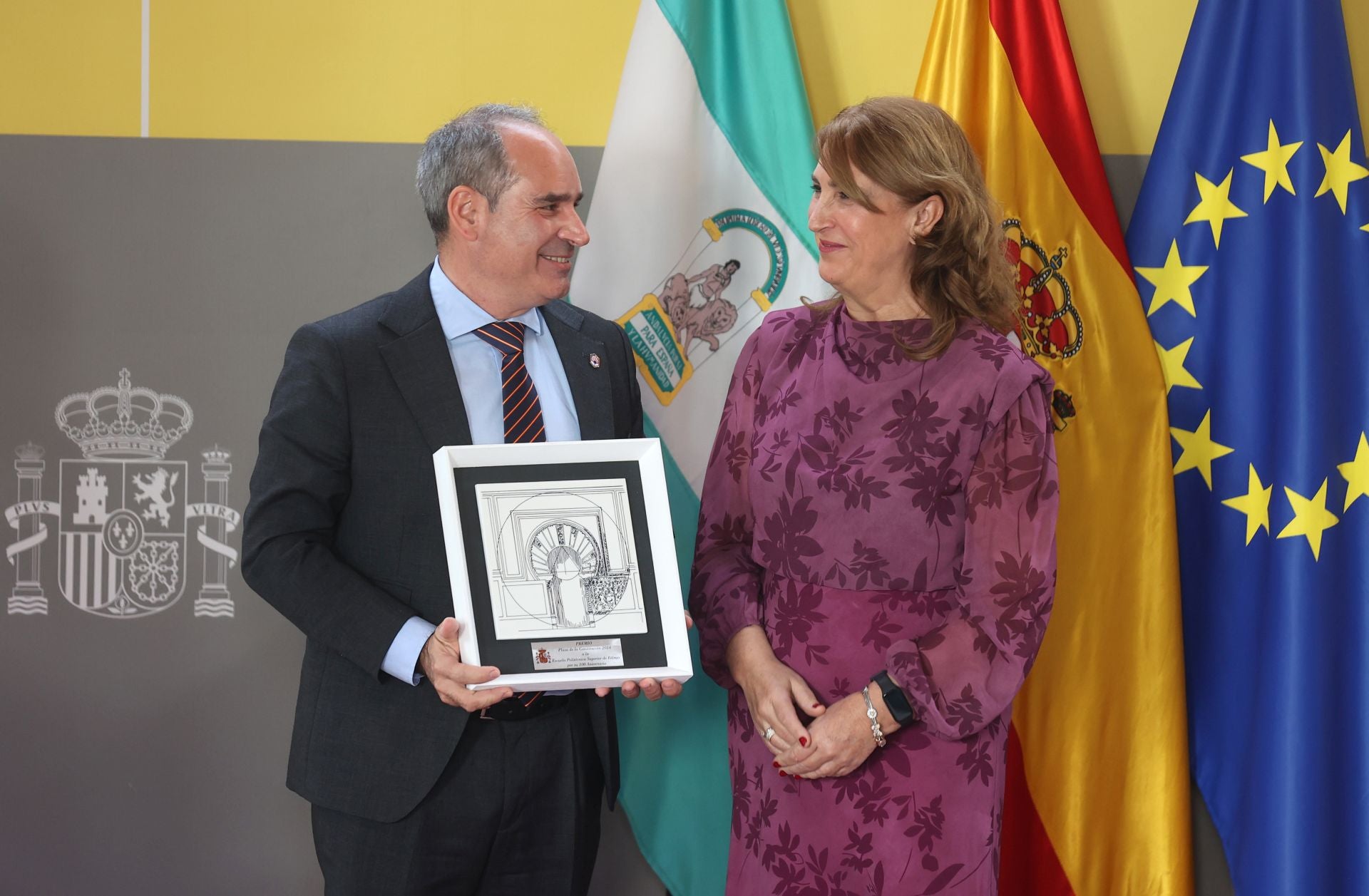 El orgullo de los premiados por el día de la Constitución, en imágenes