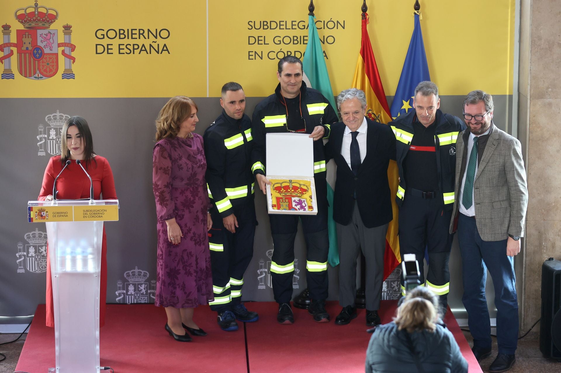El orgullo de los premiados por el día de la Constitución, en imágenes