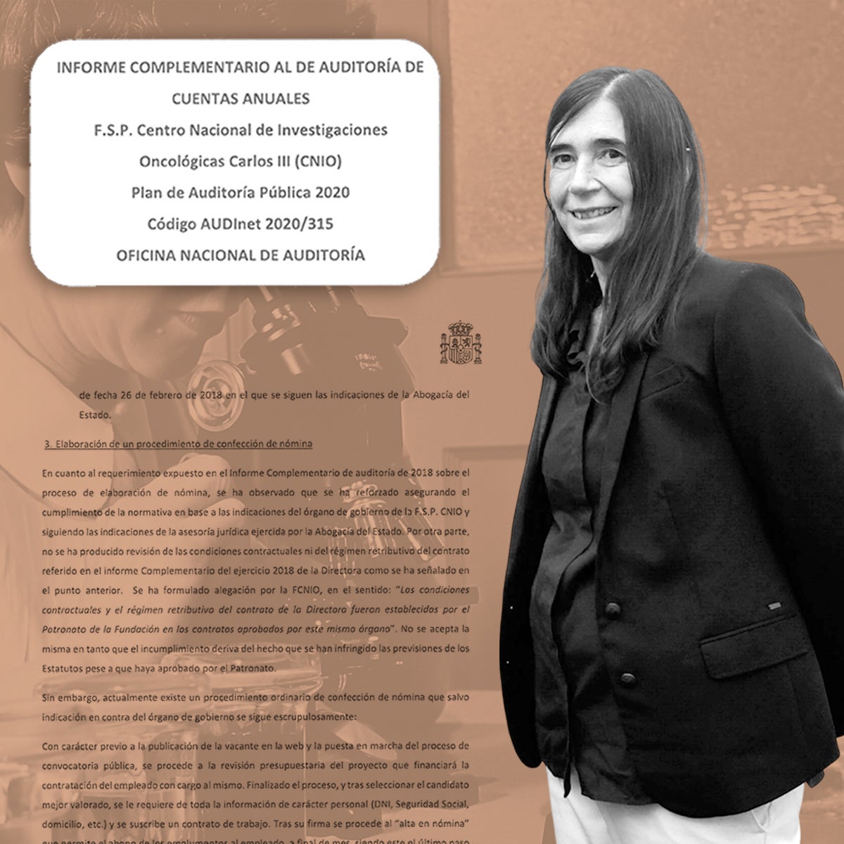 La directora del Centro contra el Cáncer cobró 90.000 euros de más