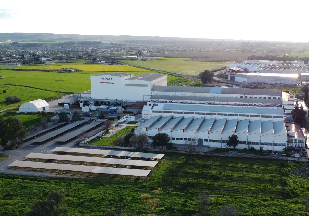 Panorámica de la planta de Hitachi Energy en Córdoba