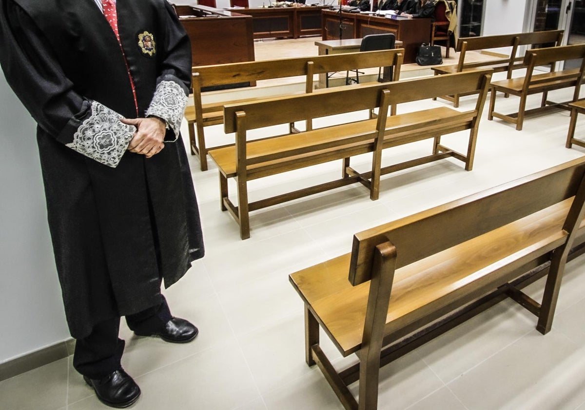 Una sala de la Audiencia Provincial de Alicante