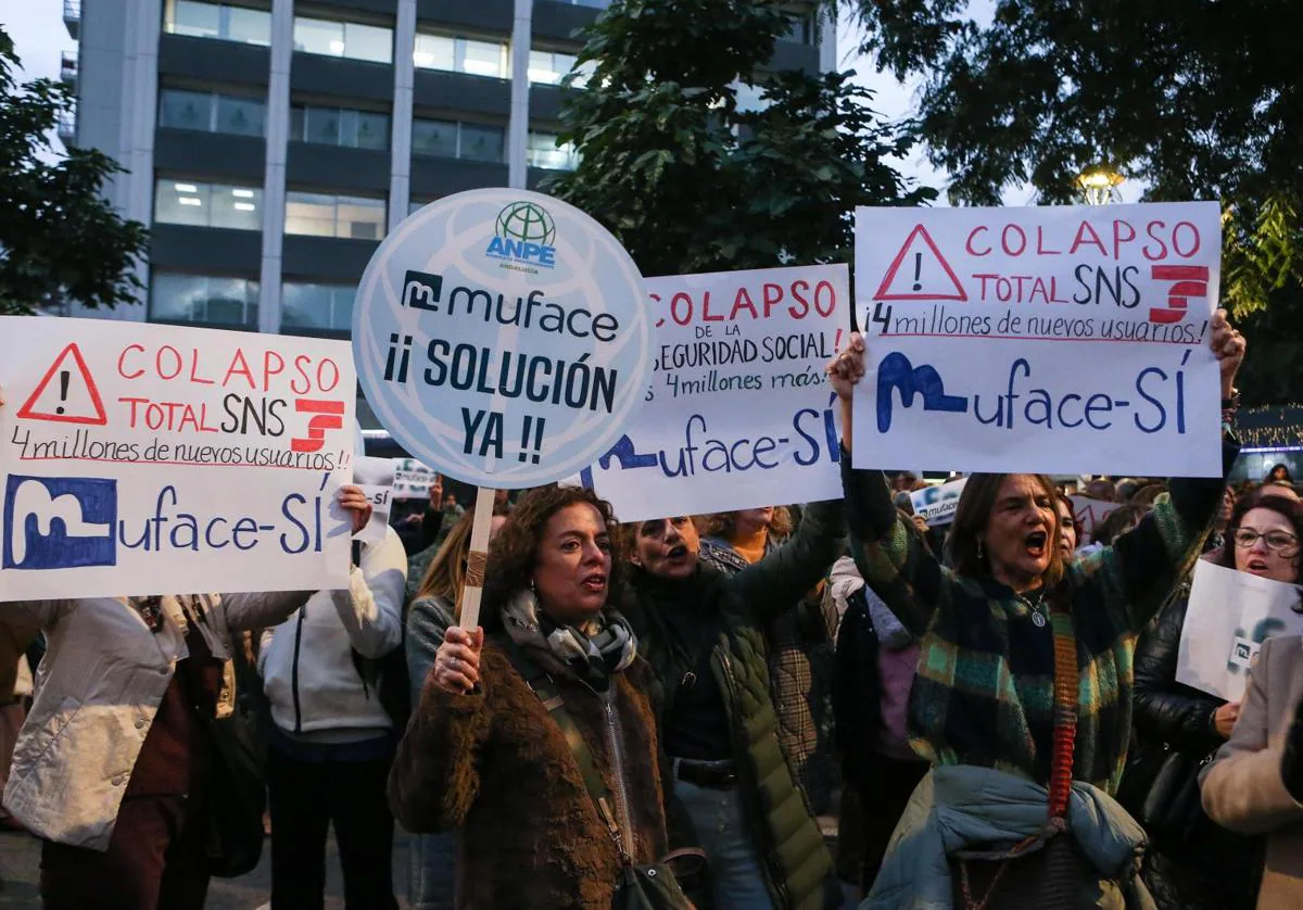 Manifestación Muface en Madrid: horario, recorrido y cortes de tráfico hoy