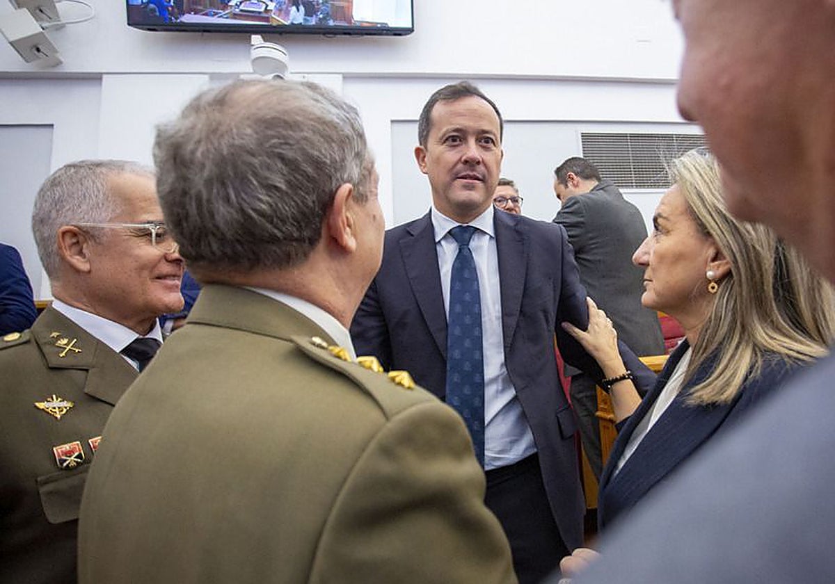 Carlos Velázquez y Milagros Tolón en un acto en Toledo