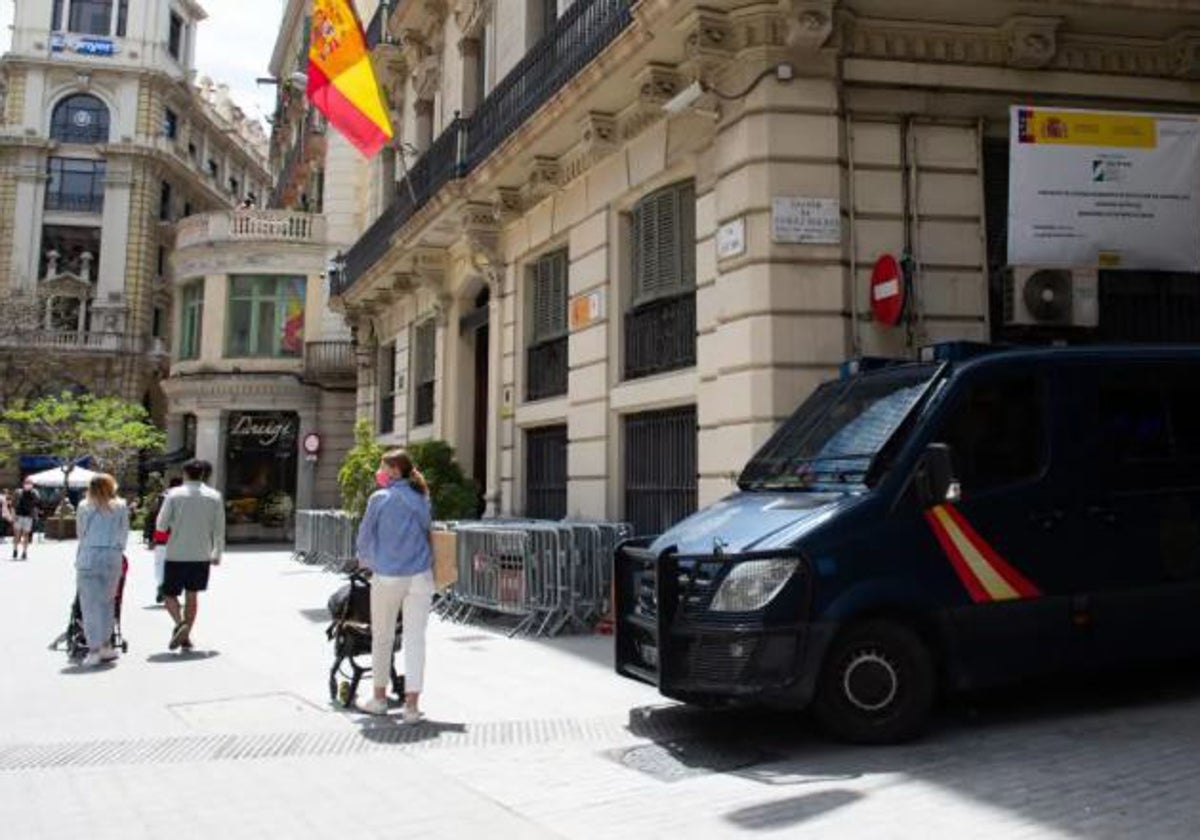 Comisaría de Vía Layetana, en Barcelona