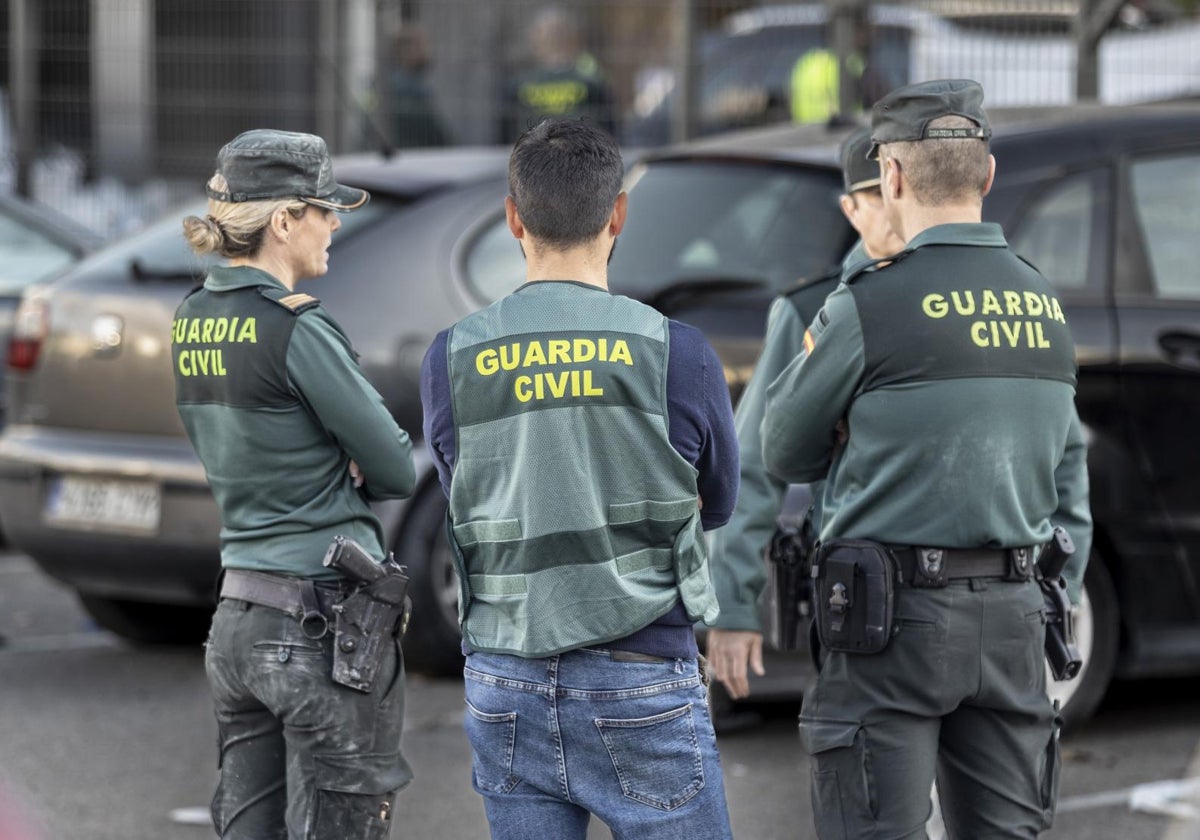 Imagen de archivo de agentes de la Guardia Civil