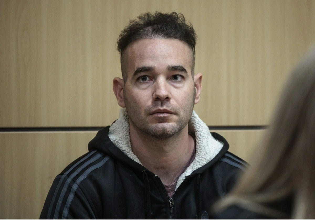 'El Tuvi', durante una sesión del juicio por el asesinato y agresión sexual de Wafaa