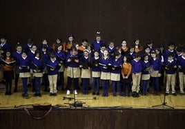 Escolares de Toledo llenan San Marcos de Navidad en el Certamen de Villancicos