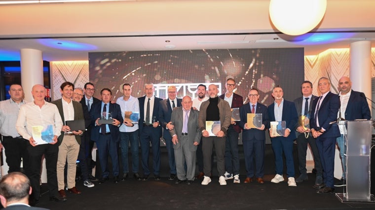 Los galardonados con los Premios Bahía de Oro de Abreca