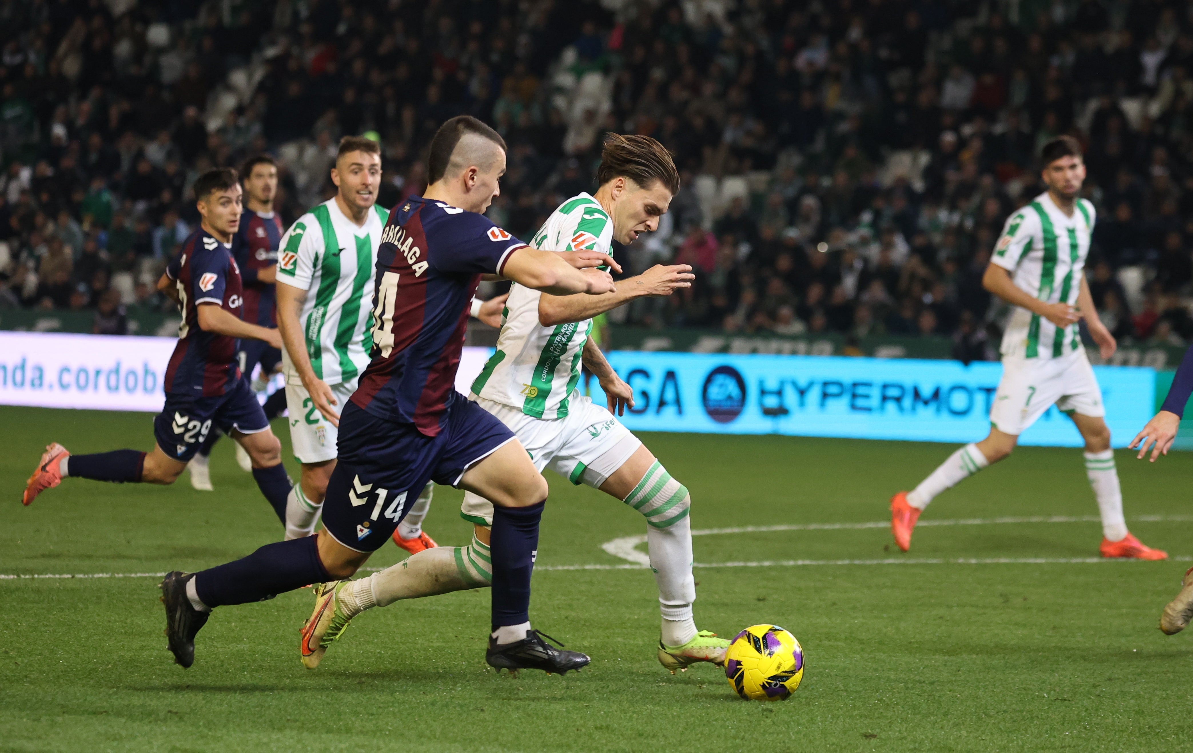 La alegría del triunfo del Córdoba ante el Eibar, en imágenes