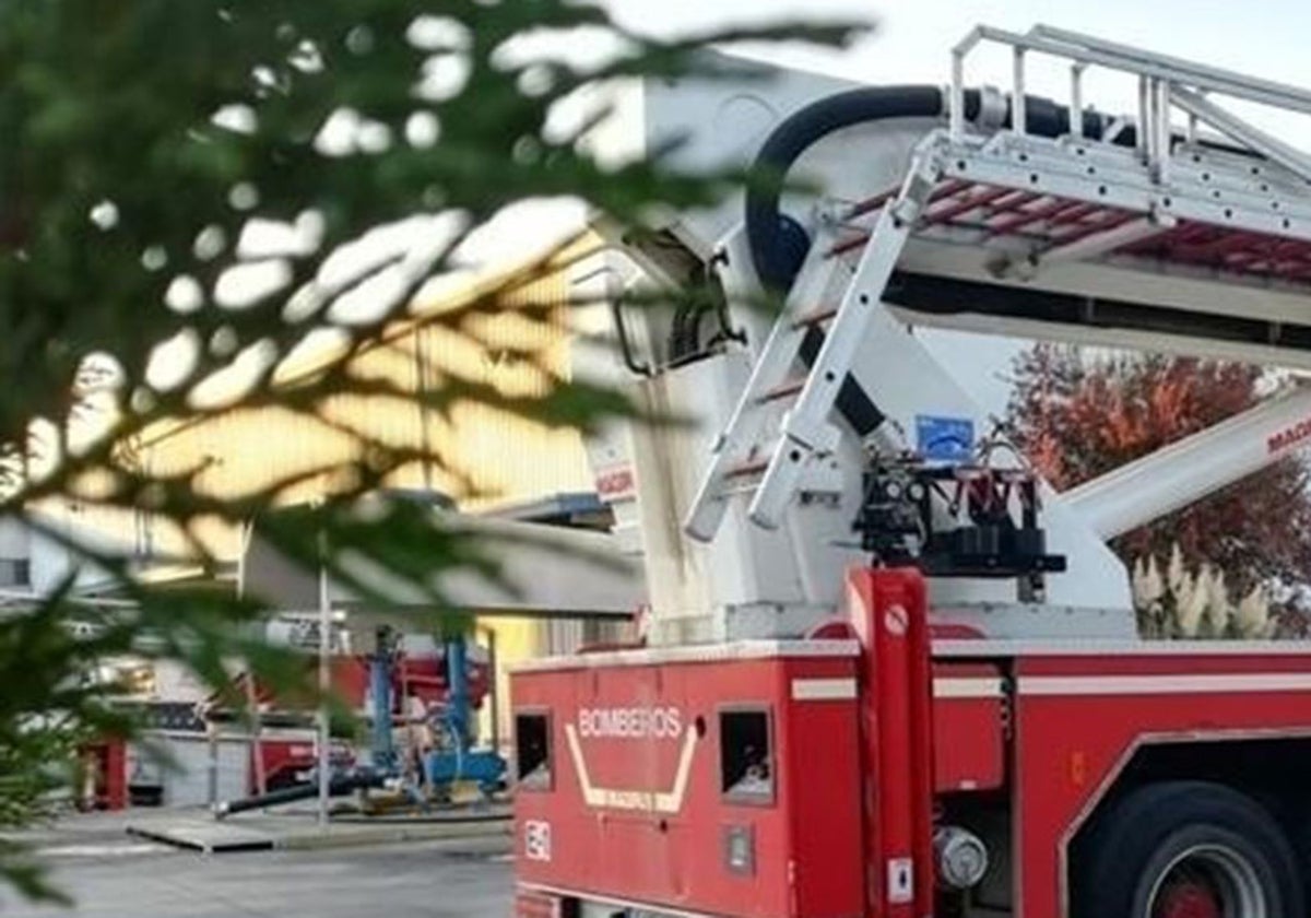 Un camión de bomberos en una imagen de archivo