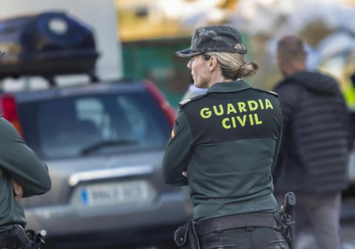 Una guardia civil en una imagen de archivo