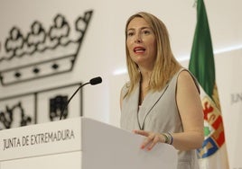 Vox pide a la presidenta de Extremadura que se someta a una cuestión de confianza