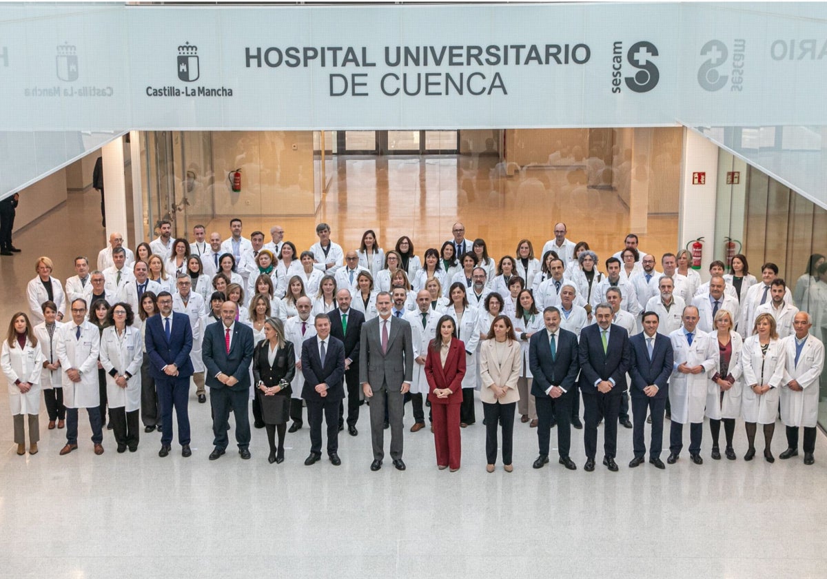 Los Reyes de España han inaugurado este jueves el nuevo hospital de Cuenca