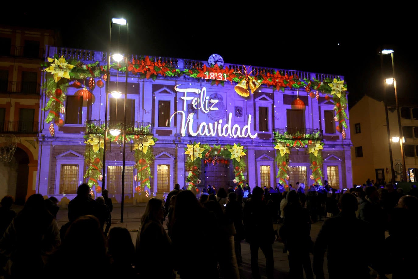 El colorido videomapping de Córdoba, en imágenes