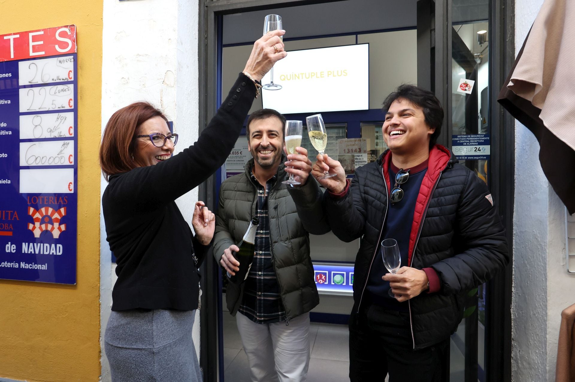 La celebración en Córdoba de los premios de la Lotería de Navidad, en imágenes